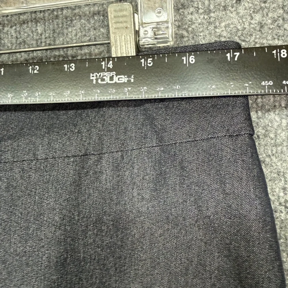 Chicos So Slimming Crop Pants 2 Womens 12 Gray Stretch Pull On Tummy Control